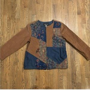 Sag Harbor Corduroy Patchwork Jacket